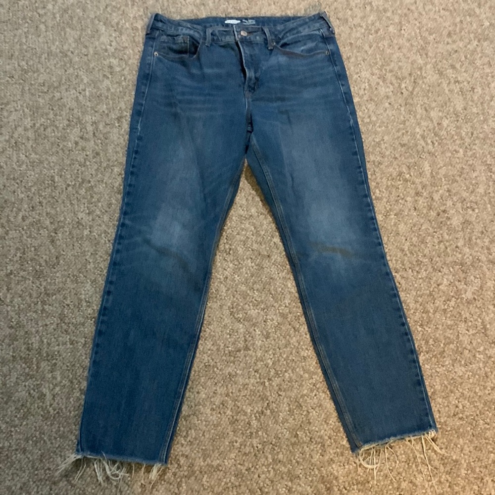 Straight leg jeans